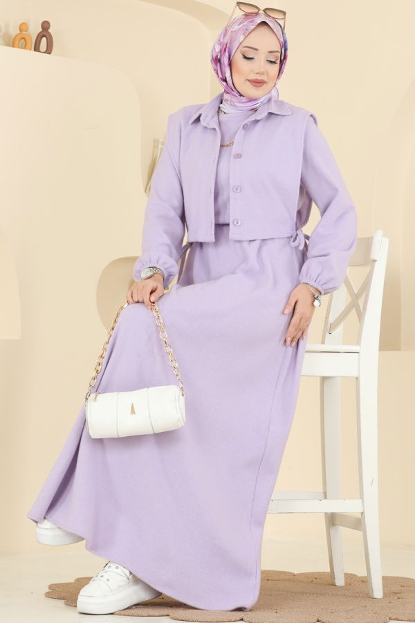 Modaselvim الاطقم طقم ليلكي 3066KTR750