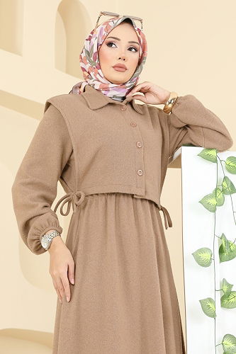 moda selvim طقم بيج 3066KTR750 - Thumbnail