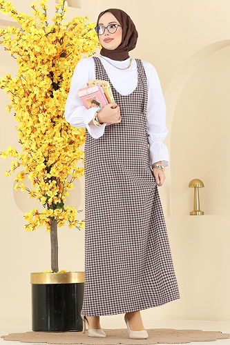 moda selvim طقم بني 3067KTR750 - Thumbnail