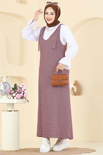 moda selvim Combined 3067KTR750 Cherry - Thumbnail