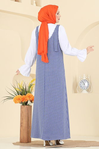 moda selvim طقم ازرق 3067KTR750 - Thumbnail