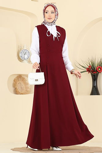 moda selvim طقم خمري 306ASN888 - Thumbnail