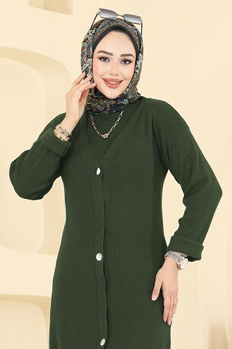 moda selvim Combined 3080KLB1050 Khaki - Thumbnail