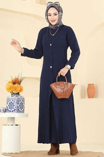 moda selvim Combined 3080KLB1050 Navy Blue - Thumbnail