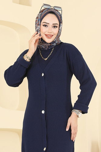 moda selvim Combined 3080KLB1050 Navy Blue - Thumbnail