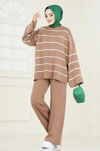 moda selvim Combined 3083BRZ597 Latte - Thumbnail