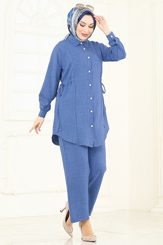 moda selvim Combined 3089HBS856 Blue - Thumbnail