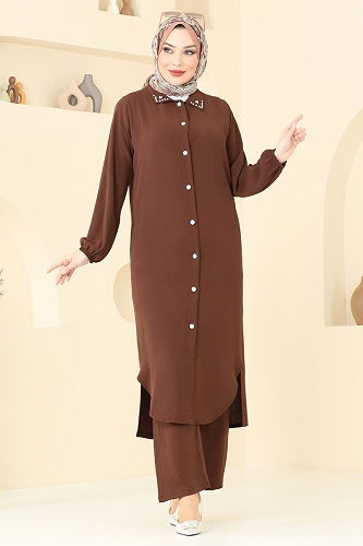 moda selvim Combined 3092HBS856 Brown - Thumbnail