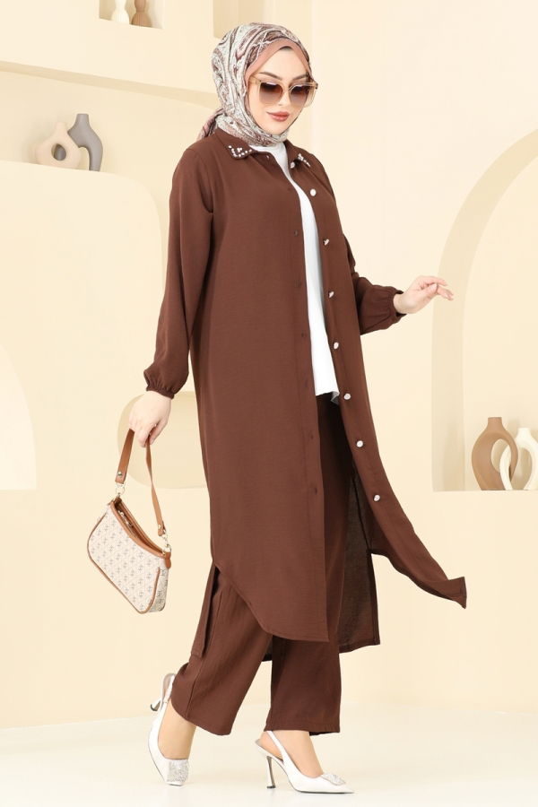 Modaselvim خصم صافٍ20%+20% في سلة التسوق طقم بني 3092HBS856