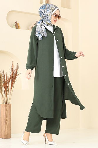 moda selvim Combined 3092HBS856 Khaki - Thumbnail