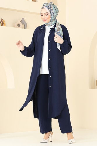 moda selvim Combined 3092HBS856 Navy Blue - Thumbnail