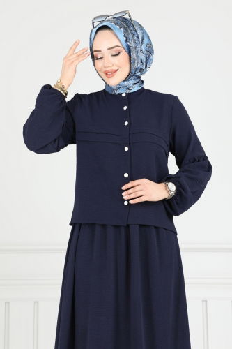 moda selvim Combined 3094HBS856 Navy Blue - Thumbnail