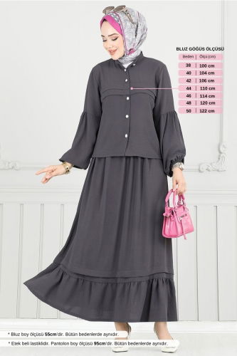 MRV H.B.S. - طقم رمادي غامق 3094HBS932-M