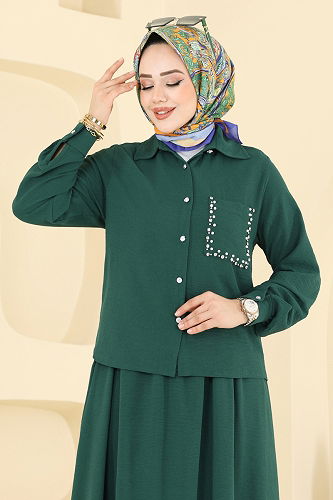 moda selvim Combined 3096HBS856 Emerald - Thumbnail