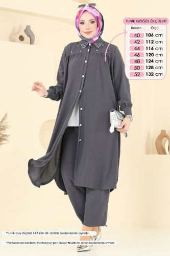 moda selvim Combined 3097HBS856 Anthracite - Thumbnail