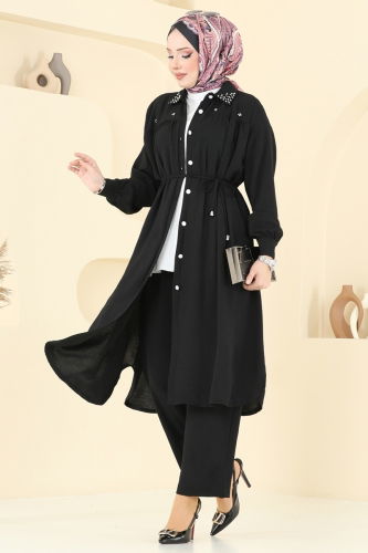 moda selvim Combined 3097HBS856 Black - Thumbnail