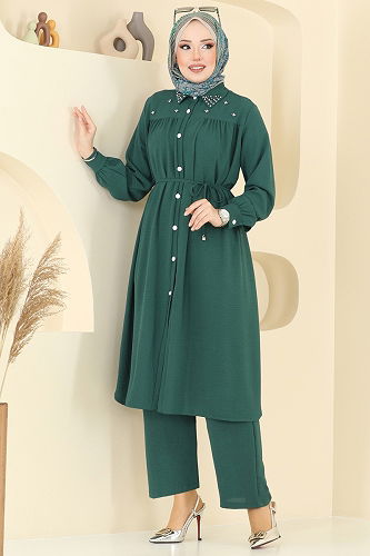 moda selvim Combined 3097HBS856 Emerald - Thumbnail