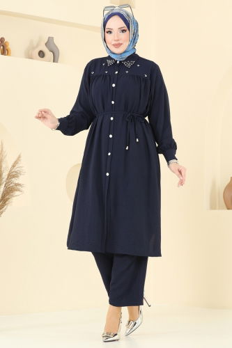 moda selvim Combined 3097HBS856 Navy Blue - Thumbnail