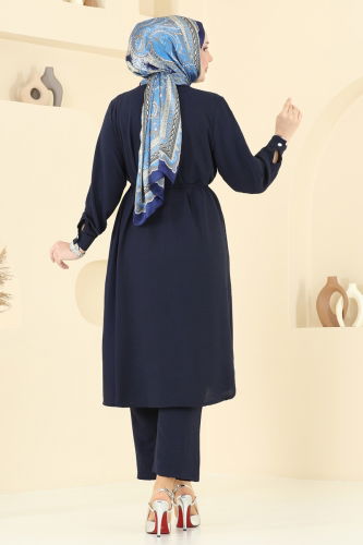 moda selvim Combined 3097HBS856 Navy Blue - Thumbnail