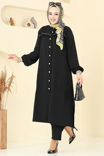 moda selvim Combined 3098HBS856 Black - Thumbnail