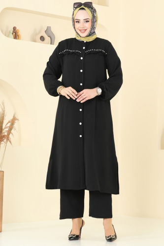 moda selvim Combined 3098HBS856 Black - Thumbnail
