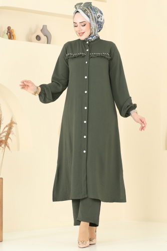 moda selvim Combined 3098HBS856 Khaki - Thumbnail