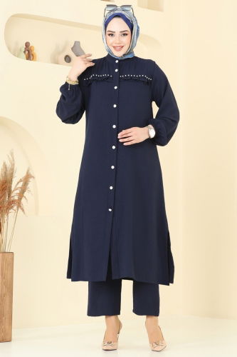 moda selvim Combined 3098HBS856 Navy Blue - Thumbnail