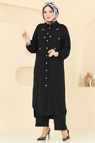 moda selvim Combined 3099HBS856 Black - Thumbnail