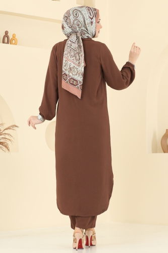moda selvim Combined 3099HBS856 Brown - Thumbnail