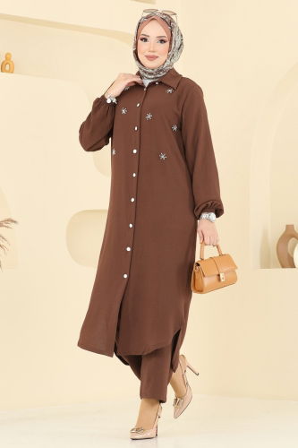 H.B.S. - طقم بني 3099HBS856