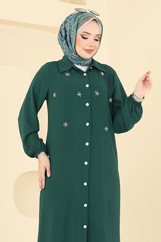 moda selvim Combined 3099HBS856 Emerald - Thumbnail