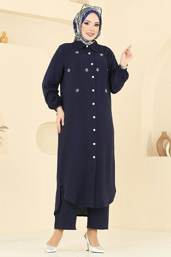 moda selvim Combined 3099HBS856 Navy Blue - Thumbnail