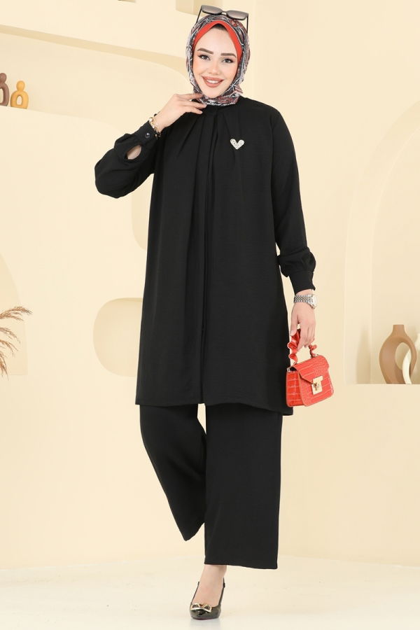 Modaselvim خصم صافٍ20%+20% في سلة التسوق طقم أسود 3100HBS856