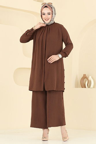 moda selvim Combined 3100HBS856 Brown - Thumbnail