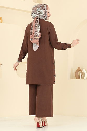 moda selvim Combined 3100HBS856 Brown - Thumbnail