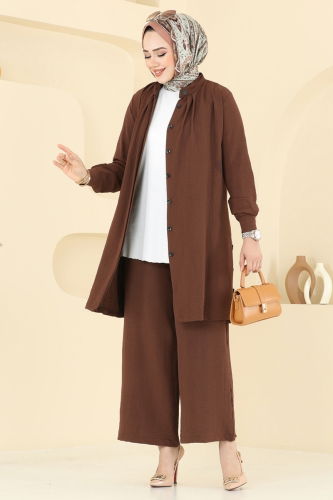 moda selvim Combined 3100HBS856 Brown - Thumbnail