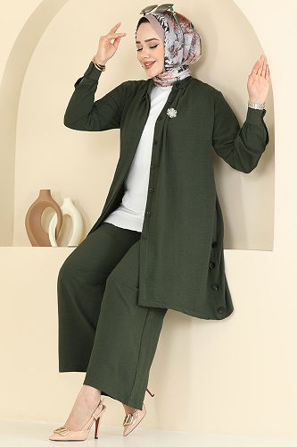 moda selvim Combined 3100HBS856 Khaki - Thumbnail