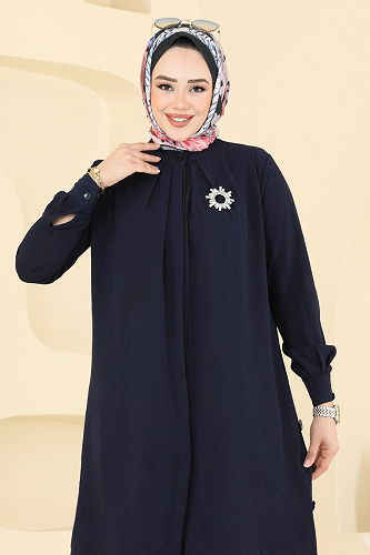 moda selvim طقم كحلي 3100HBS856 - Thumbnail