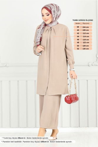MRV H.B.S. - طقم بيج غامق 3100HBS932-M