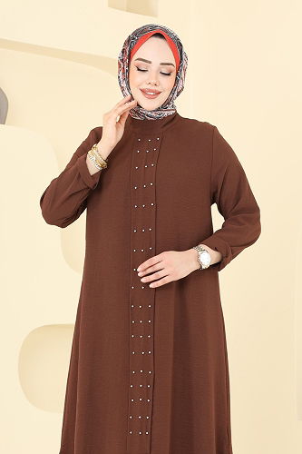 moda selvim Combined 3101HBS856 Brown - Thumbnail