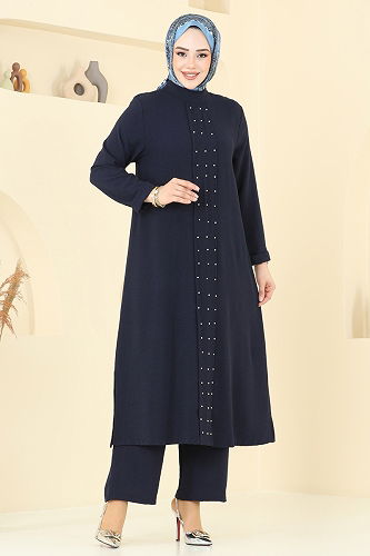 moda selvim Combined 3101HBS856 Navy Blue - Thumbnail