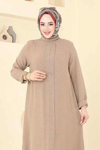 moda selvim طقم بيج 3101HBS856 - Thumbnail