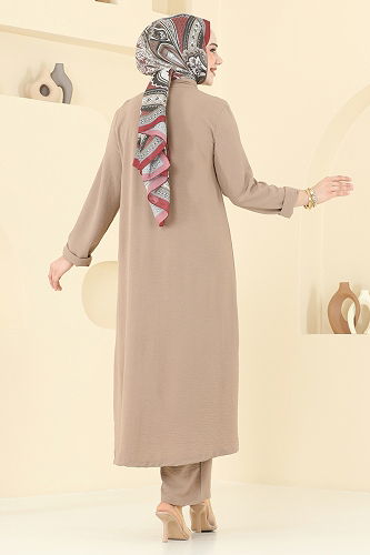 moda selvim طقم بيج 3101HBS856 - Thumbnail