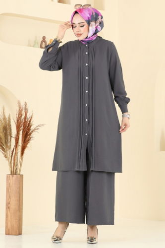 H.B.S. - طقم رمادي غامق 3104HBS856