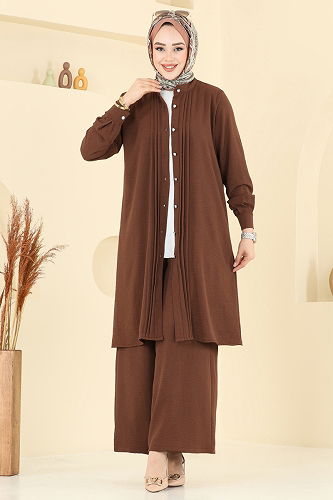 moda selvim Combined 3104HBS856 Brown - Thumbnail