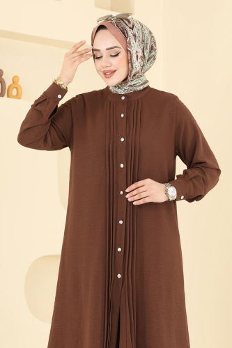 moda selvim طقم بني 3104HBS856 - Thumbnail