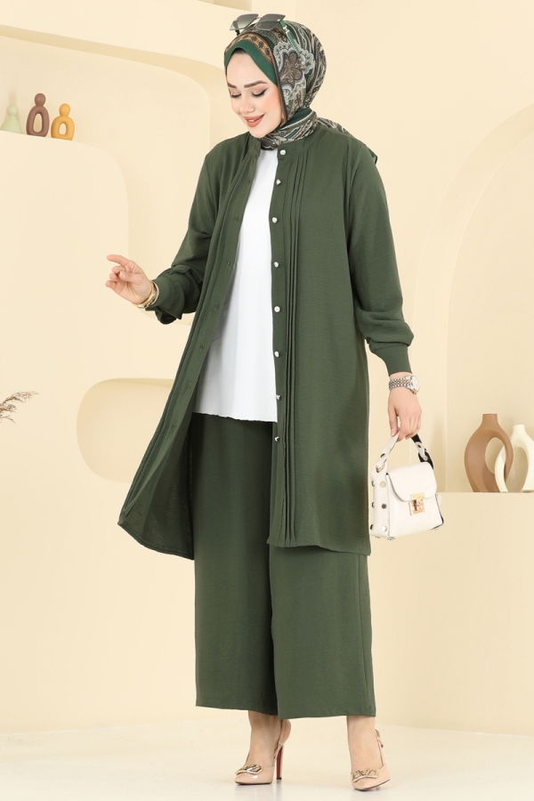 Modaselvim NET 20%+20% DISCOUNT IN THE CARD Combined 3104HBS856 Khaki