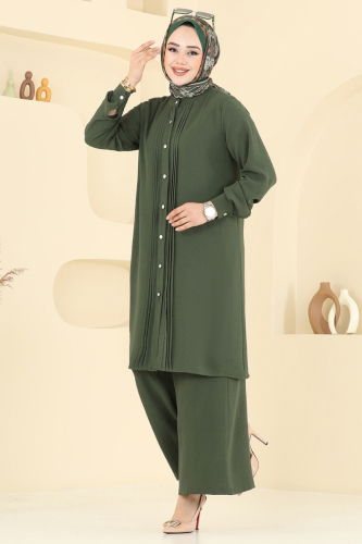 moda selvim Combined 3104HBS856 Khaki - Thumbnail