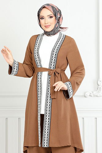 moda selvim Combined 3104ZRF1096-M Brown - Thumbnail