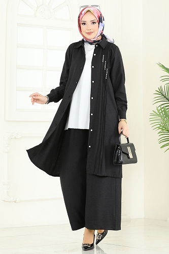 moda selvim Combined 3105HBS856 Black - Thumbnail